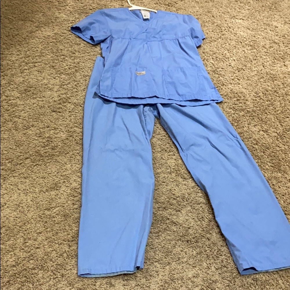 Urbane scrubs.